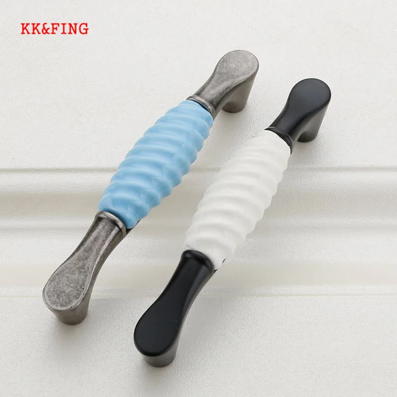KK &amp FING старинная никелевая ручка для ящика из цинкового сплава в старинном стиле
