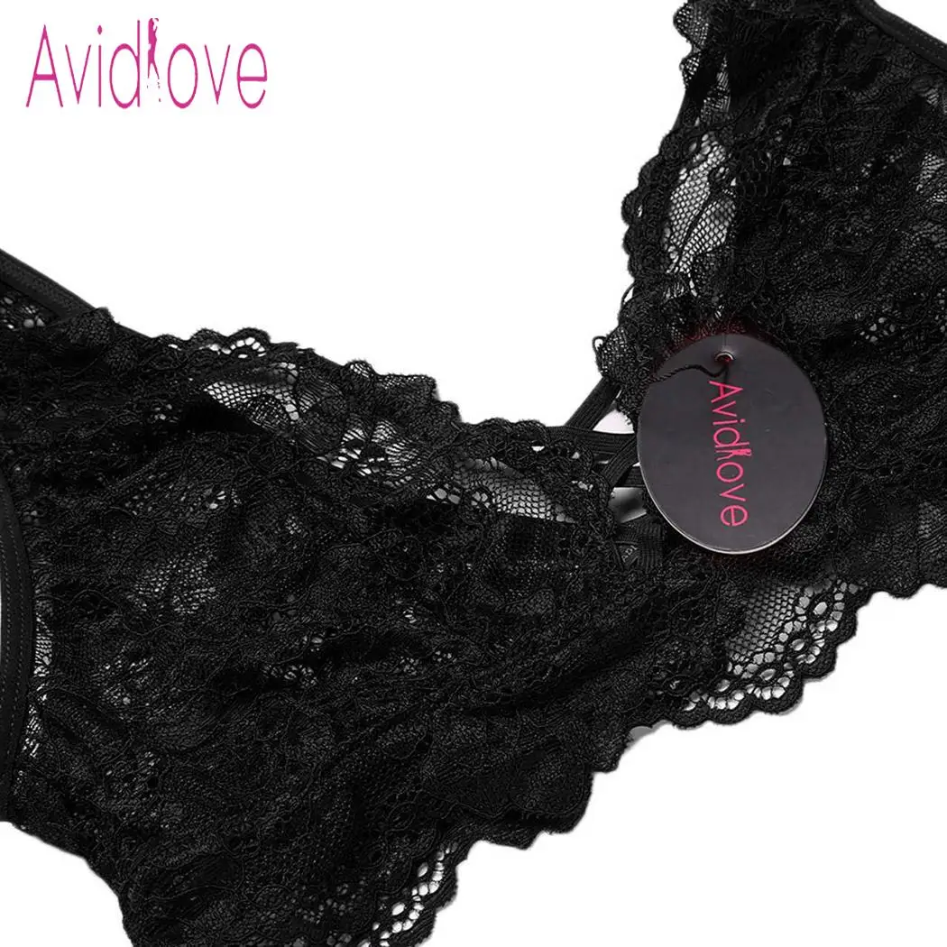 Avidlove женское сексуальное нижнее белье костюмы Babydoll кружевной ремешок пэчворк