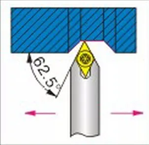 1 шт. SDNCN1616H11(16x16 мм) + DCMT11T304 вставка для резки нержавеющей стали и токарный