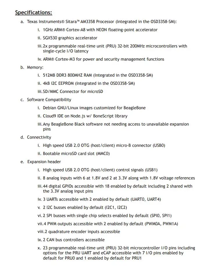1 шт. x PocketBeagle Одноплатные компьютеры Pocket Beagle 55 мм x 35 мм x 5 мм