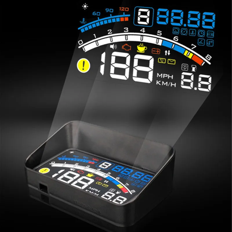 ActiSafety 4E OBDII автомобили Head Up Дисплей пленка 5 &quotЭкран HUD лобовое стекло проектор OBD2