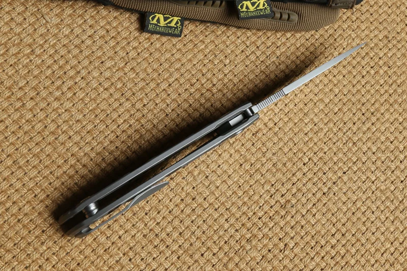 Складной шариковый подшипник F95 нож с титановой ручкой D2 карманный для кемпинга и