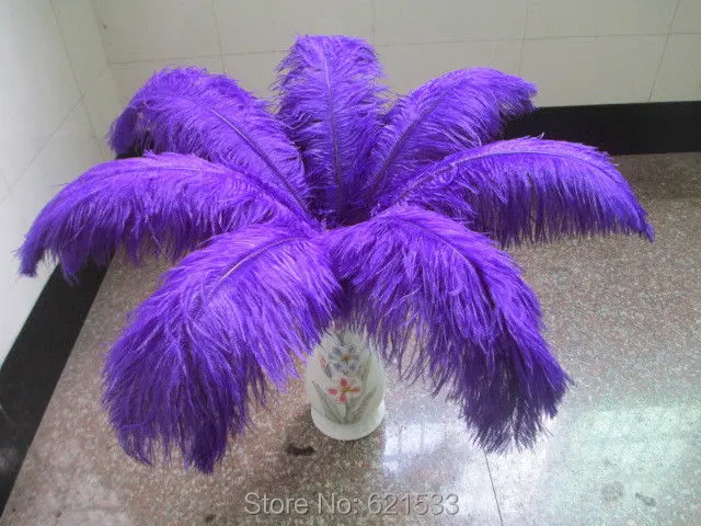 

50pcs 22-24 inches ostrich feather,violet colour,dyed ostrich feather,hair accessories feather,fashion accessories feather