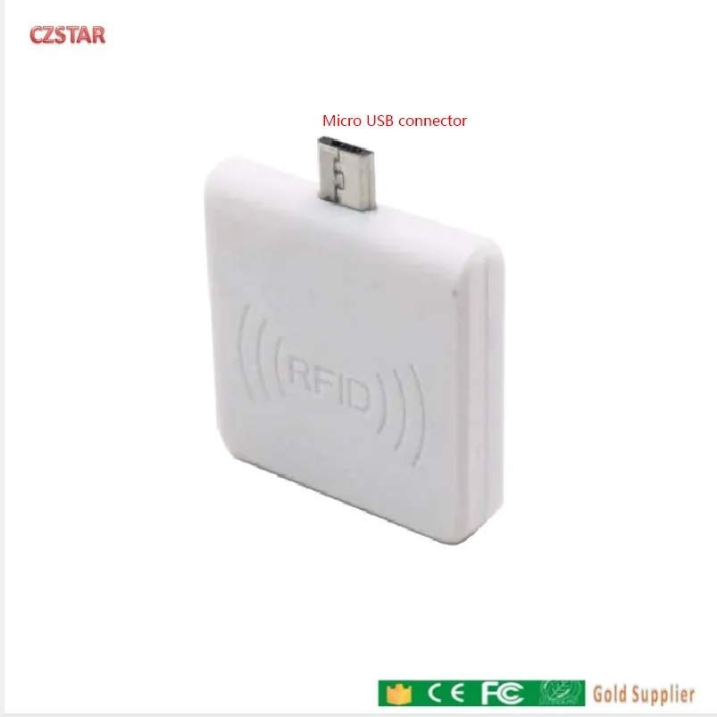 UHF мобильный телефон OTG usb Кардридер писатель micro USB интерфейс RFID портативный мини