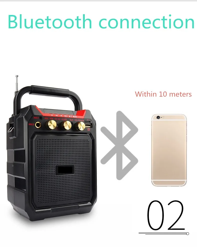 Bluetooth динамик квадратный танец портативный стерео Мобильный открытый аудио |