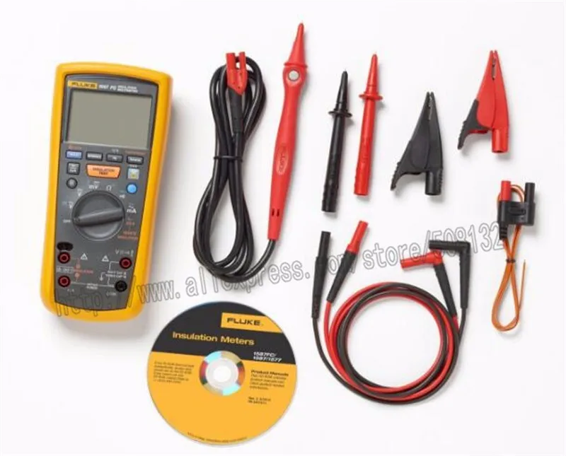Fluke 1587 FC изоляционный мультиметр испытательное напряжение изоляции 1000 V тест 2G Ом