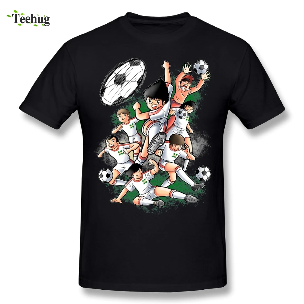 Мужская футболка Captain Tsubasa новый дизайн качественные модные футболки из 100% хлопка