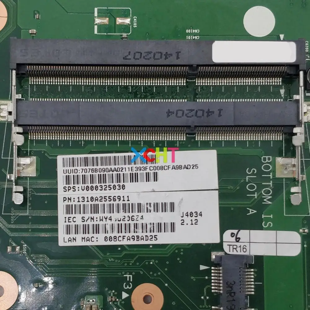 Материнская плата для ноутбука Toshiba Satellite C55D A C55DT V000325030 w A6 5200 2 0 GHz CPU 6050A2556901 MB A03
