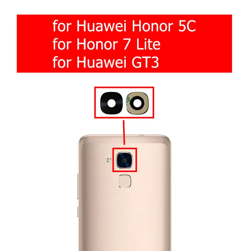 Для huawei GT3/Honor 5C камера со стеклянным объективом задняя камера стеклянный объектив с клеем для Honor 7 Lite замена запасных частей
