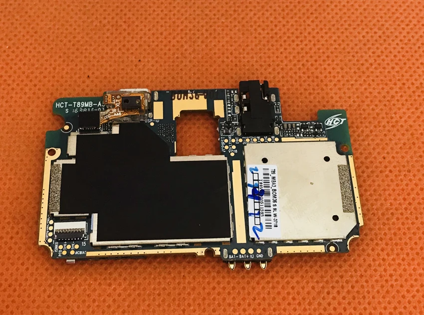 Бывшая в употреблении оригинальная материнская плата 2G ram+ 16G rom материнская плата для DOOGEE T5S T5 S MTK6735 quad core