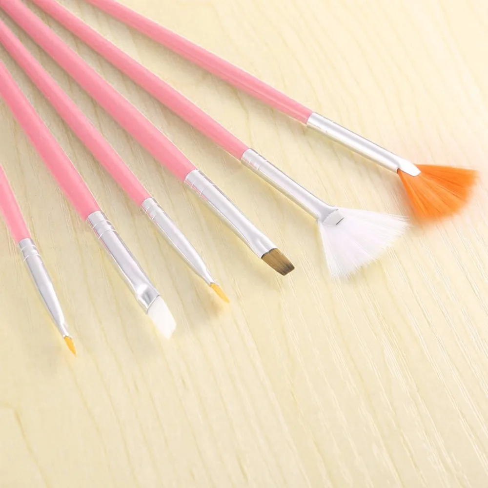 15 шт. Профессиональный Nail Книги по искусству набор кистей линии Рисунок Живопись