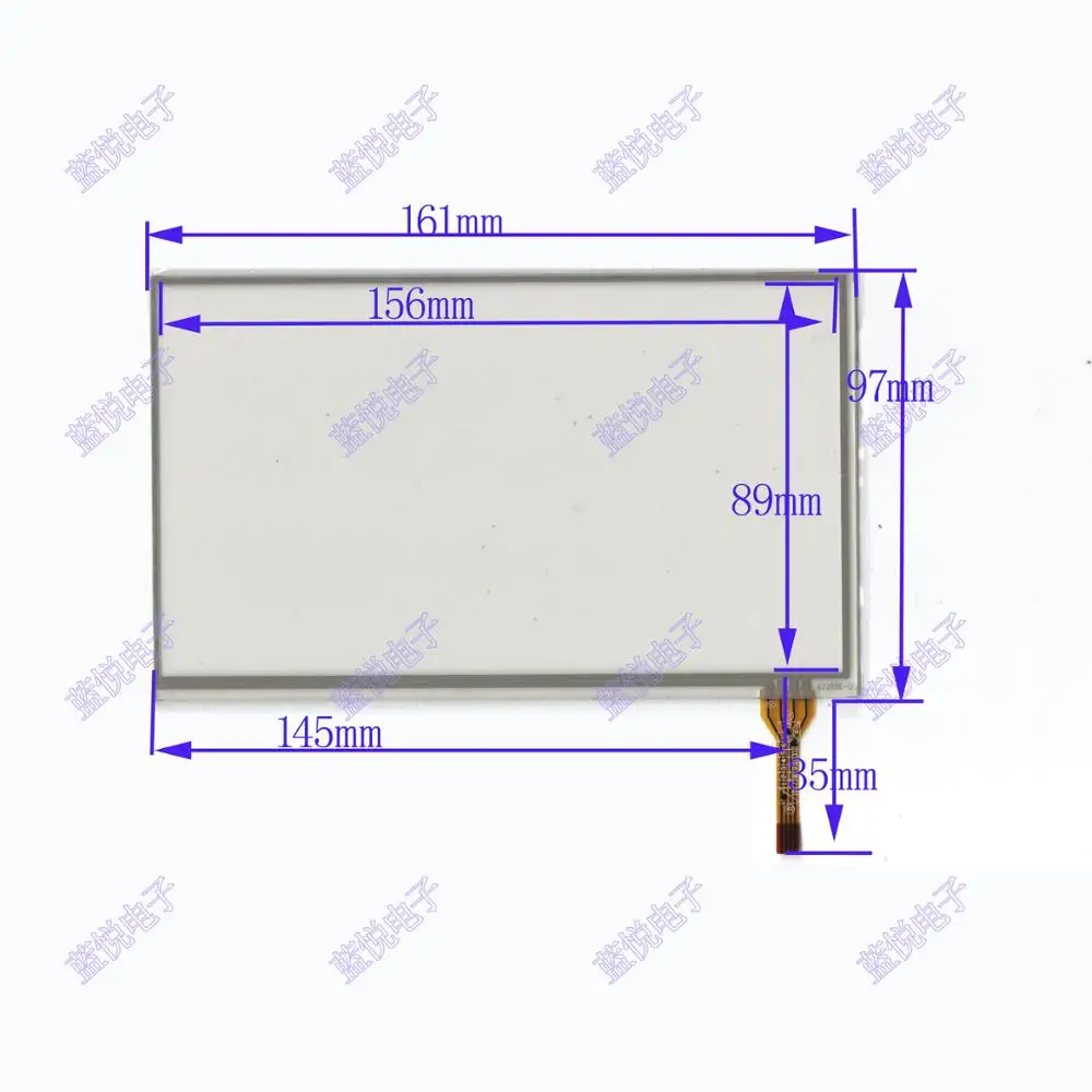 7 inch 162*97 four wire resistive touch screen handwriting general | Компьютеры и офис