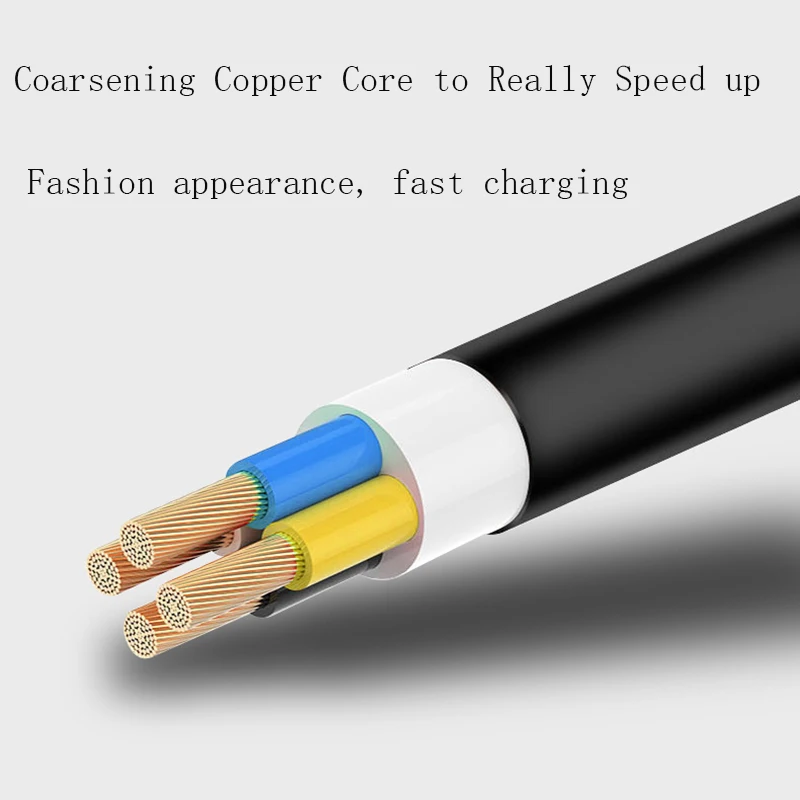 Smart data cable three-in-one charging Type-C IOS micro usb Interface Fashion Art Guitar Appearance Design LED indicator | Электроника