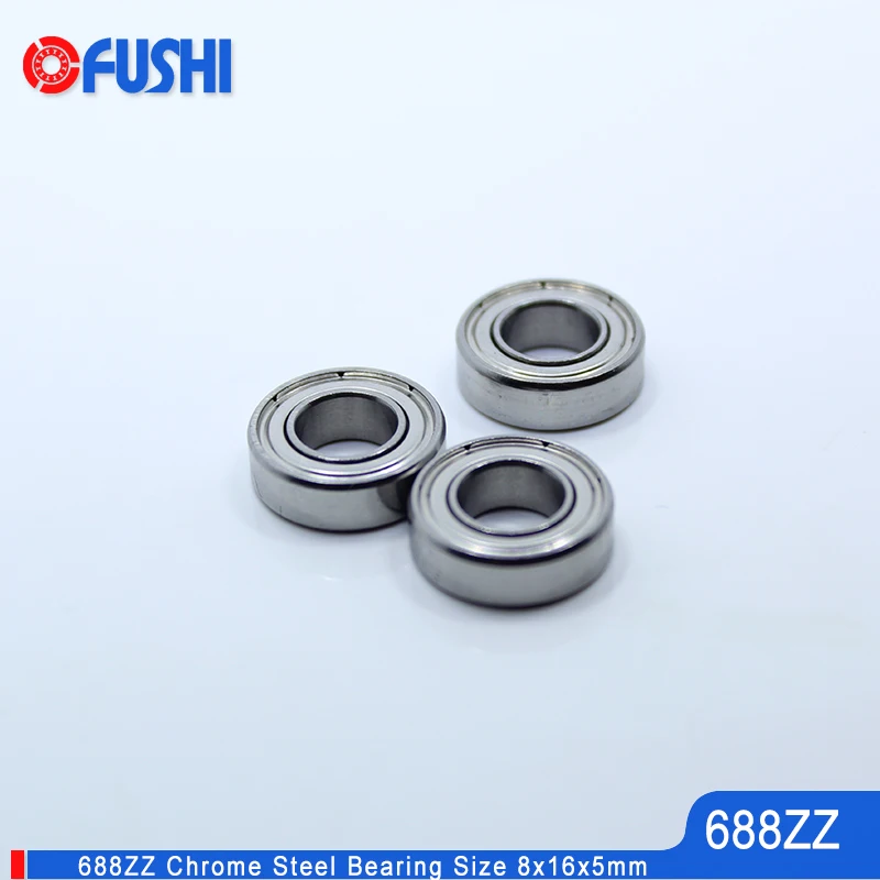 688ZZ Bearing 8x16x5 mm 10PCS Double Shielded Miniature Deep Groove 688 Z ZZ Ball Bearings 688Z | Обустройство дома