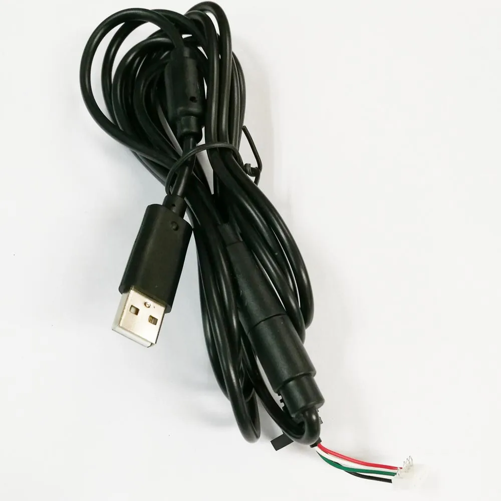100 шт. 4 Pin проводной контроллер Интерфейс USB кабель для передачи данных отрыв XBOX 360