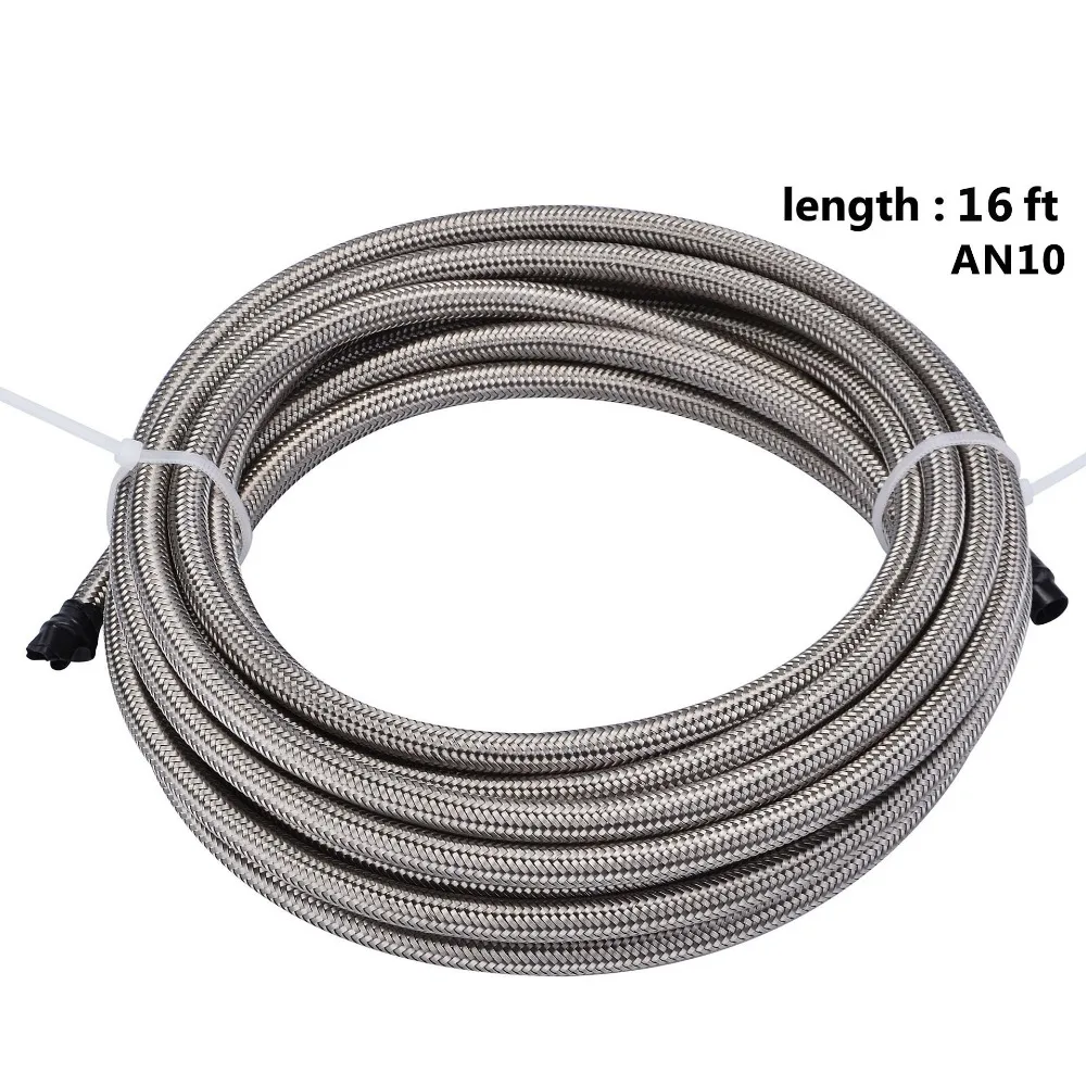 Комплект шлангов из нержавеющей стали и ПТФЭ 5 м 45 + 90 180 градусов|braided hose|teflon hoseteflon