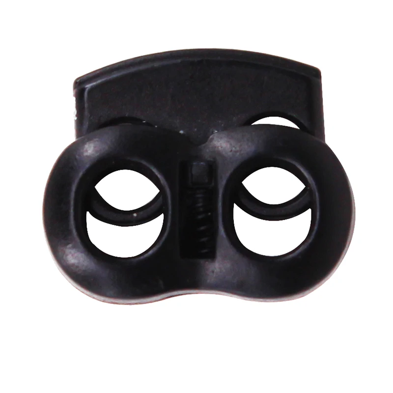 50 шт. черный металлический фиксатор тумблер Пряжка веревка зажим шнура Замки