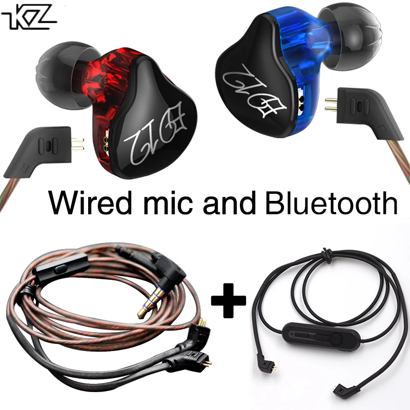 Bluetooth-кабель и съемный кабель для наушников KZ ED12 2 кабеля | Электроника