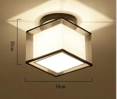 

New Chinese LED round ceiling light modern simple aisle balcony entrance hall door bedroom corridor small lamps TA10193