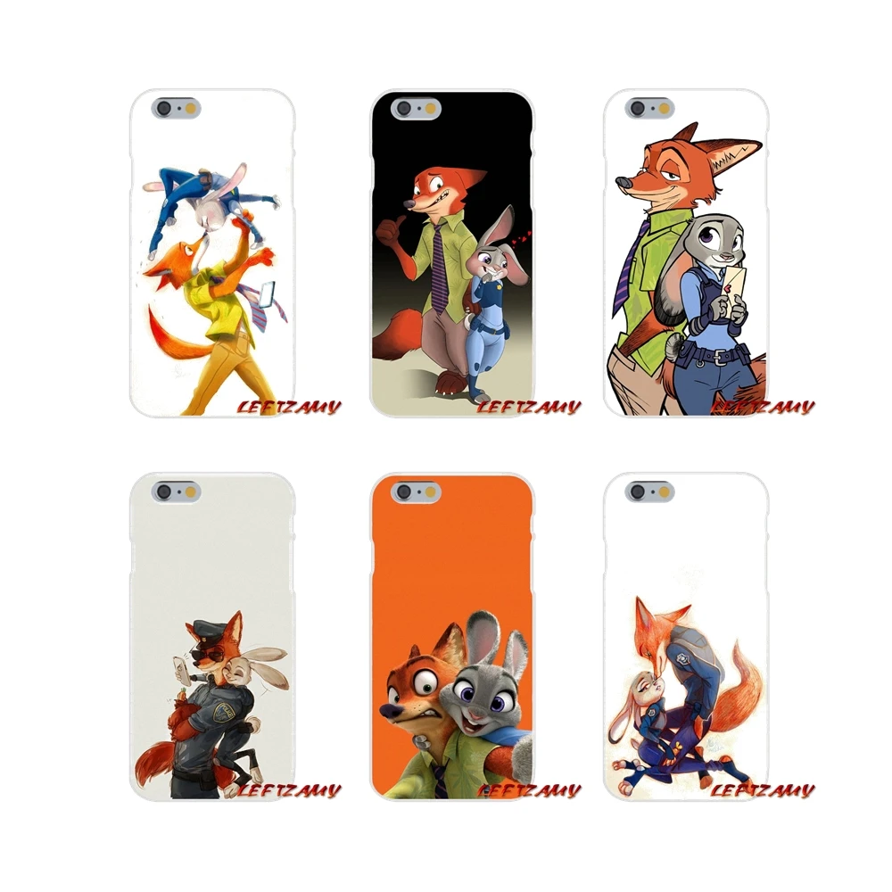 Чехлы для мобильных телефонов Nick Wilde and Judy Hopps Zootopia Xiaomi Mi6 Mi 6 A1 Max Mix 2 5X 6X Redmi Note 5 5A 4X 4A 4