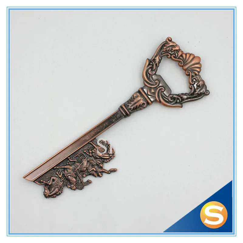 Металлическая открывалка для бутылок в форме ключа 2D дизайн пивных бутылок|opener