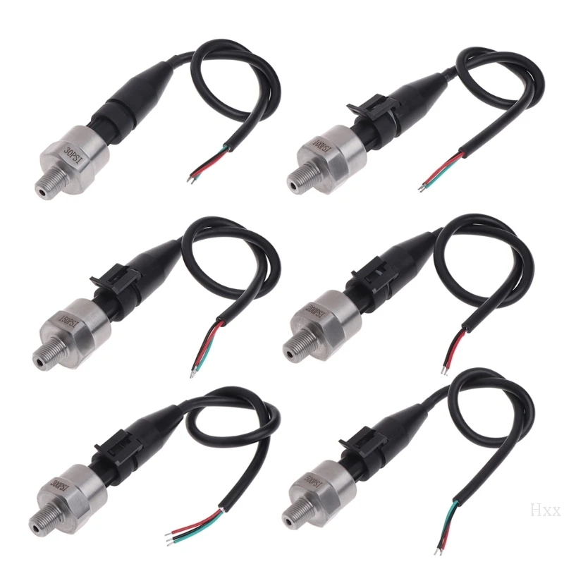 

SAILFLO DC5V 1/8NPT Pressure Transducer Transmitter Sensor Stainless Steel Oil Air Water