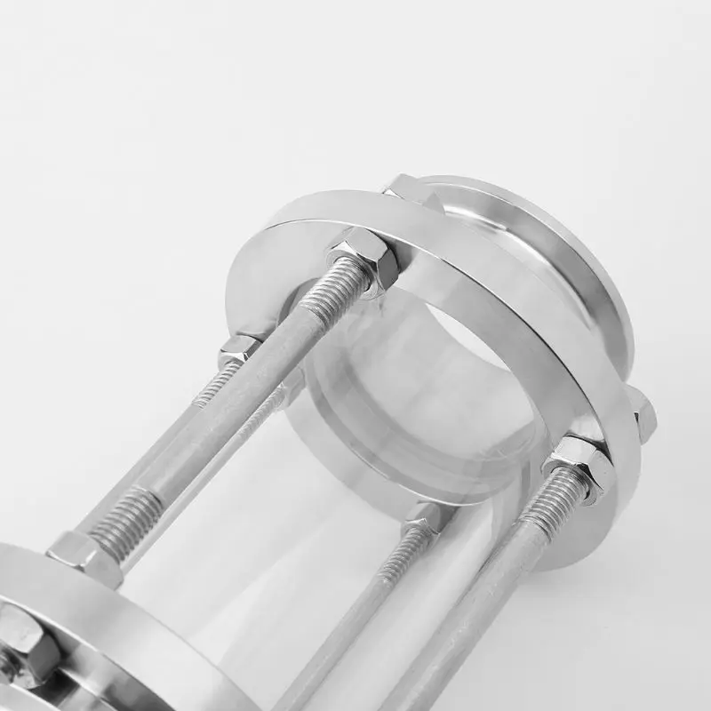 " Tri Clamp Clover Flow Sight стекло диоптрий для домашнего пивоварения дневник продукт SUS304 нержавеющая сталь санитарный фитинг наконечник OD 64 мм