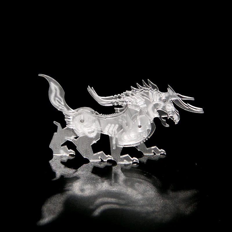 3D пазлы из акрила сделай сам животное глютони зверь подарок на день рождения для