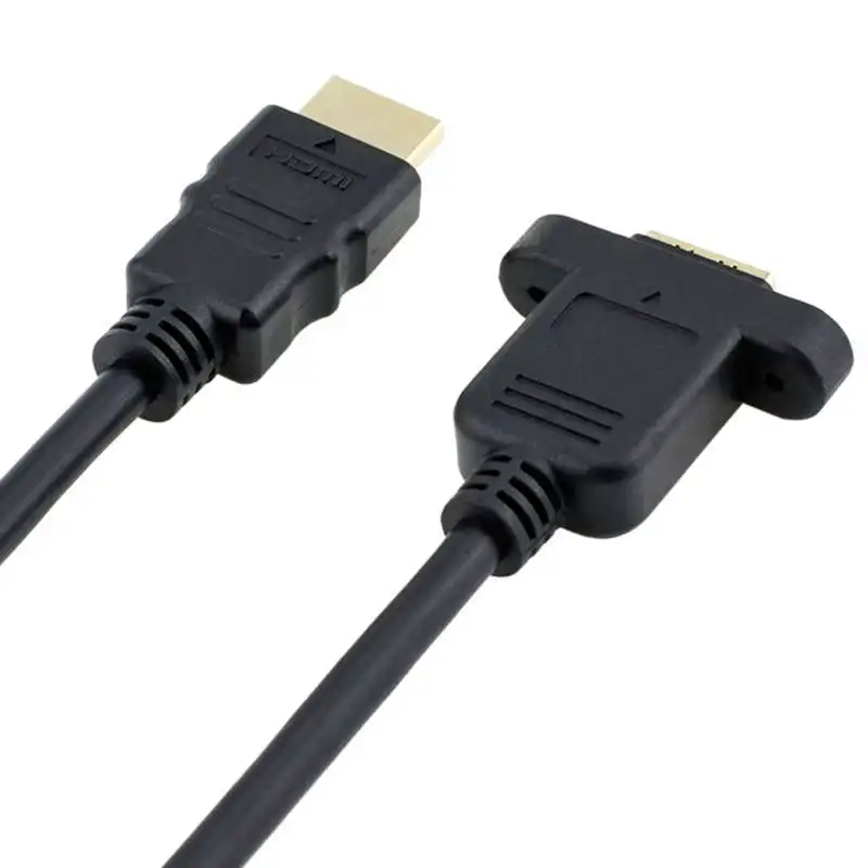 Высокоскоростной удлинитель Hdmi штекер гнездо провода с винтовой гайкой для
