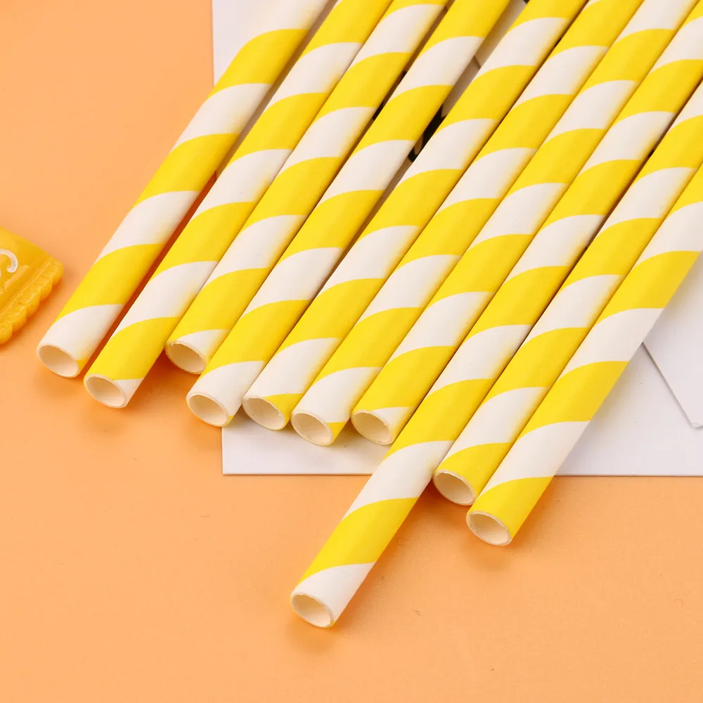 10PCS Paper Drinking Straws Straw Crazy Fruit Kids Girls Birthday Wedding Decorative Party Decoration Event Supplies | Дом и сад