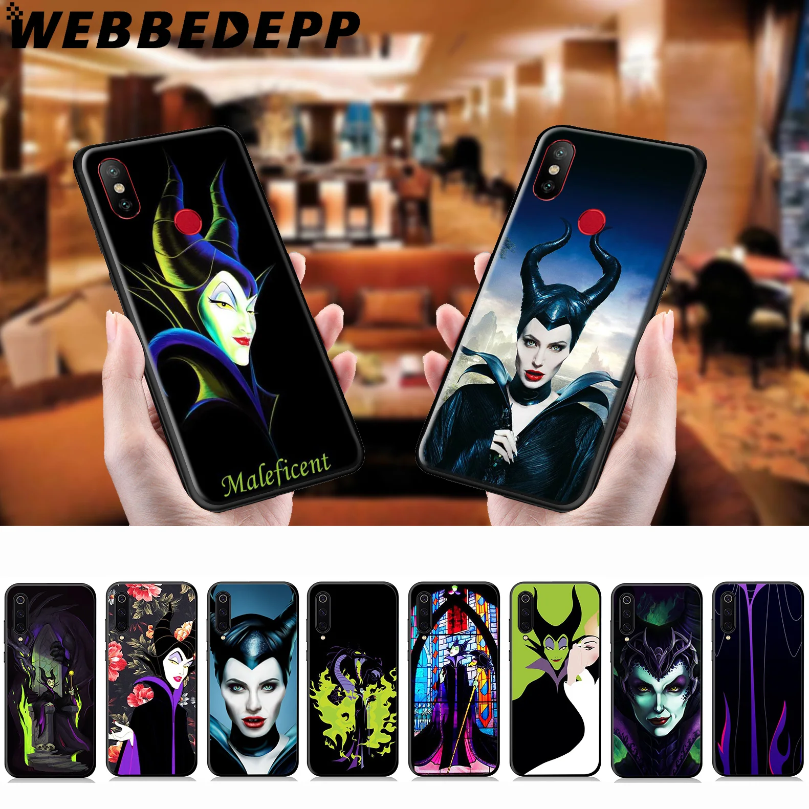 WEBBEDEPP Witch Maleficent Soft Case for Xiaomi Mi 9T 9 8 SE 6 A1 A2 A3 Lite MiA1 MiA2 MiA3 F1 MAX 3 Mi8 CC9E CC9 |