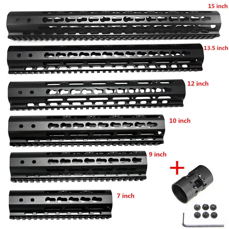 7 "9" 10 "12" 13 5 "15" AR15 Free Float Keymod Handguard Picatinny Rail для охоты Trail тактический