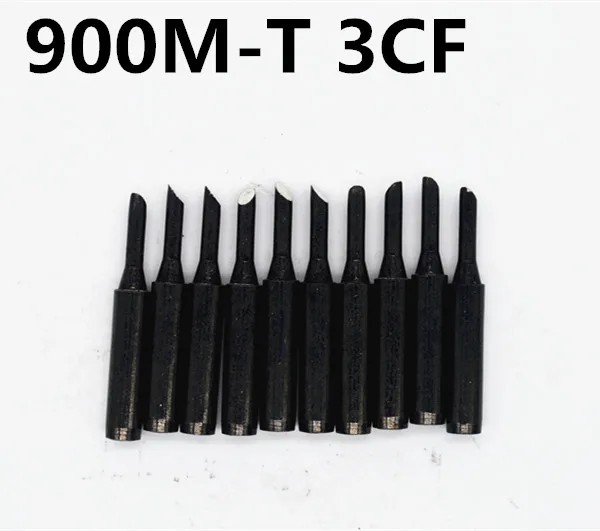 FEORLO, 900 м, 3 шт., черный, 900M-T-2CF, Электрический паяльник типа подковы, головка утюга, сварочный наконечник 900M-T B I K IS, паяльный наконечник