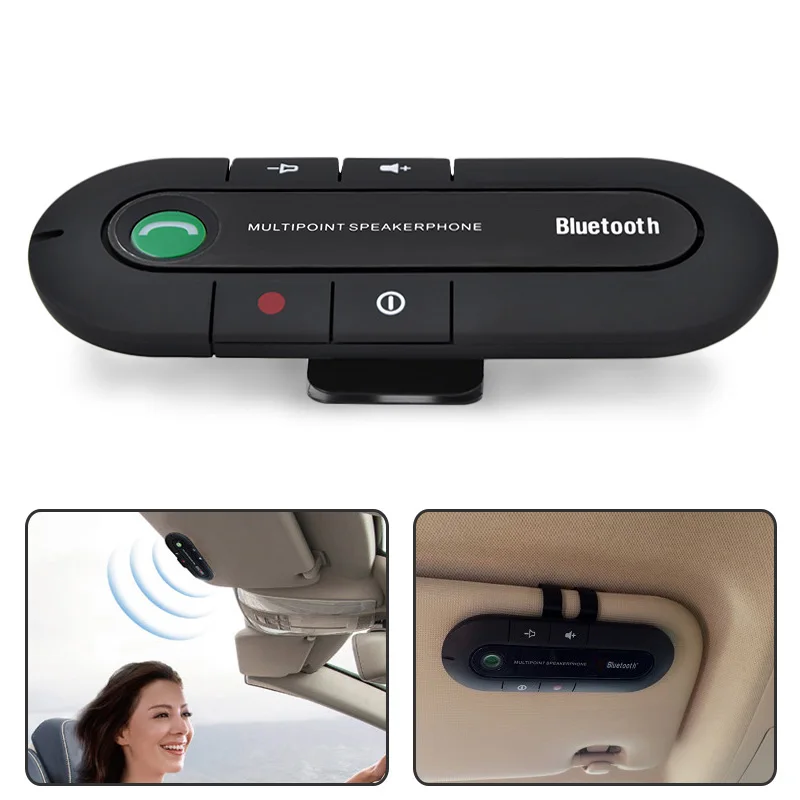 10 шт. Беспроводной тонкая магнитная Bluetooth громкой связи Car Kit V4.1 EDR Динамик телефон