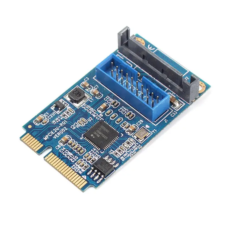ПК мини PCI Express 19Pin 19 P USB 3.0 гнездо + SATA питание материнской платы расширения адаптер