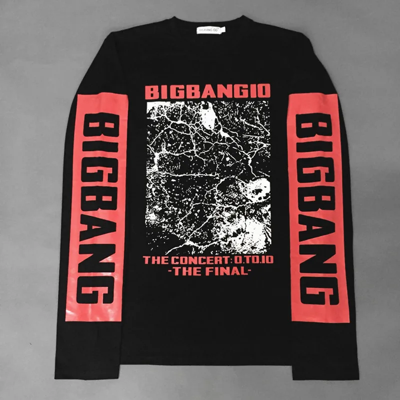 white WXCTEAM BIGBANG Gdragon Толстовка Peaceminusone Весна Осень Длинные рукава толстовки корейский хлопок Harajuku повседневные толстовки - Цвет: white