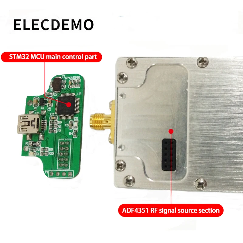 ADF4351 фазовый синтезатор частоты источника сигнала с для управления