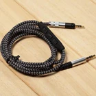 Сменный кабель для наушников Sennheiser HD598 HD558 HD518 HD 598 наушники гарнитура от 3,5 мм до 2,5 мм Аудиокабели с микрофоном