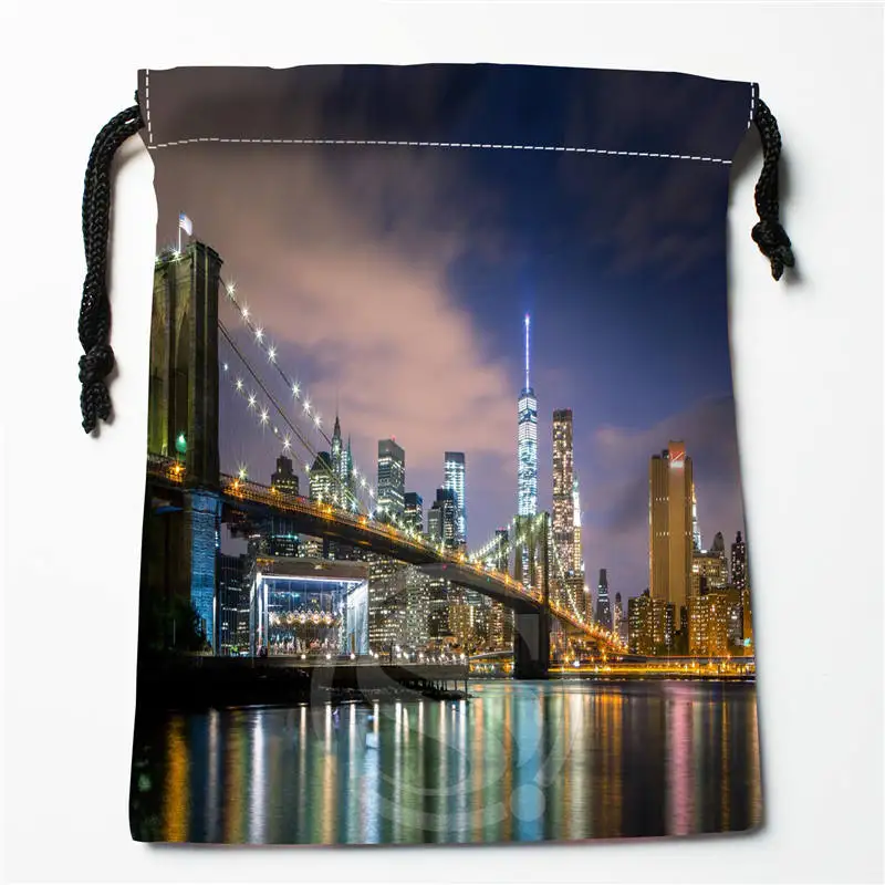 R-228 New NewYork City &ampw Custom Logo Printed receive bag Bag Compression Type drawstring bags size 18X22cm T801T228uz | Дом и сад