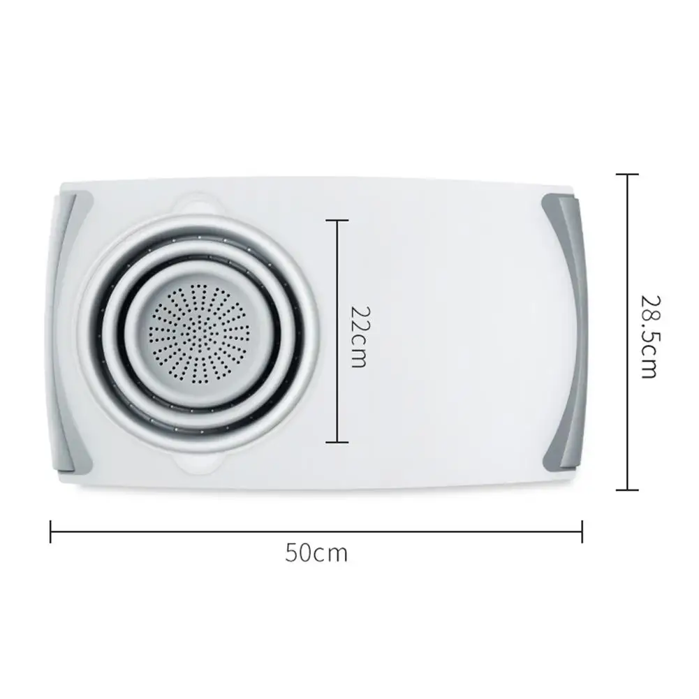 1 шт. серая инновационная разделочная доска Съемная Складная стойка корзина