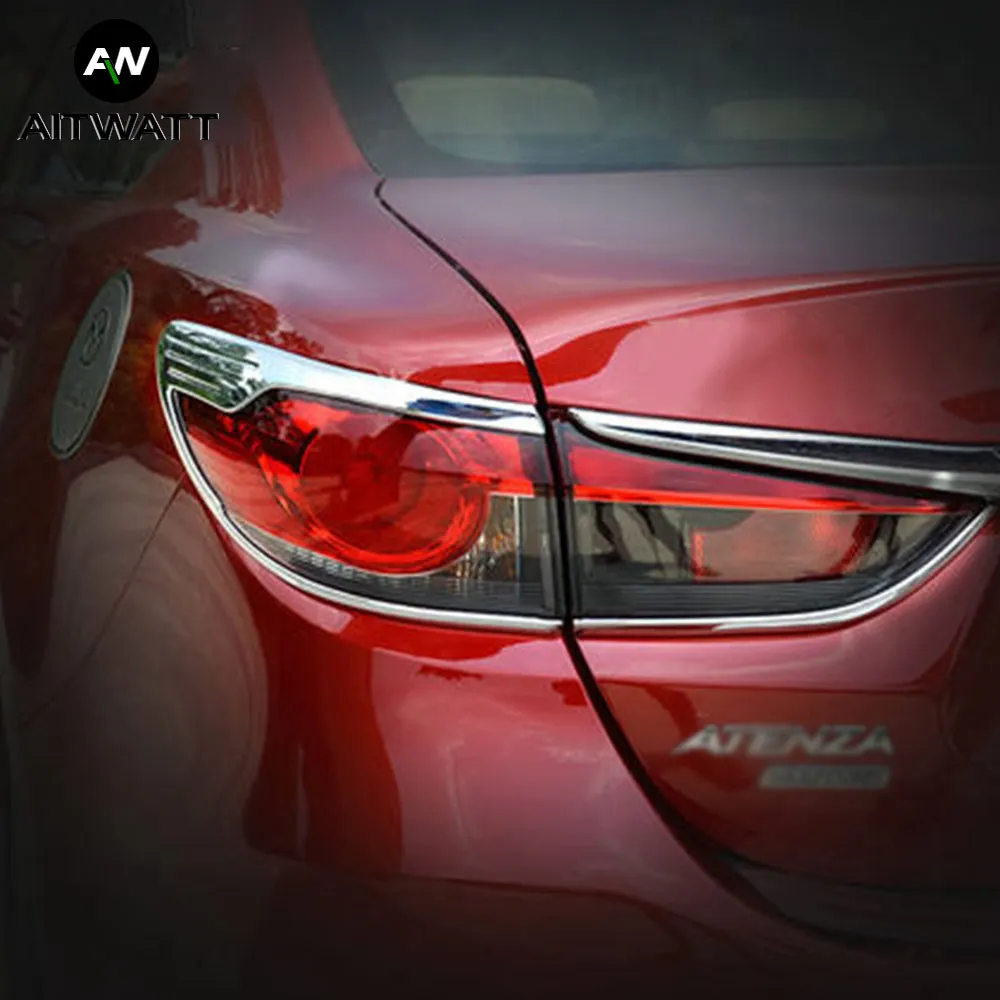 Для Mazda 6 M6 Atenza 2013 2014 2015 задний светильник крышка лампы ABS хромированная рамка