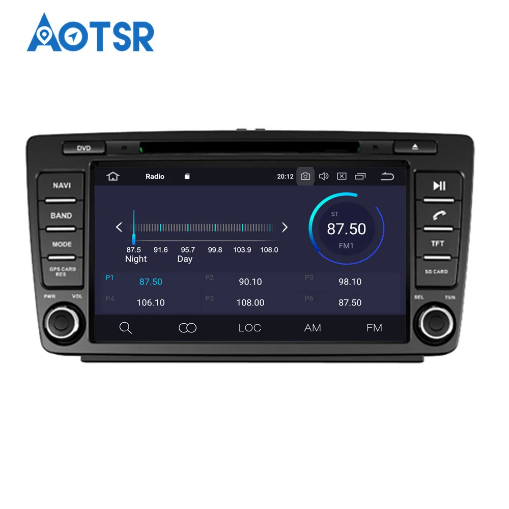 2 din Android 9,0 4+ 32GB Автомобильный Радио Мультимедийный dvd-плеер для Skoda Octavia 2008 2009 2010- gps Карта Навигация стерео Авто