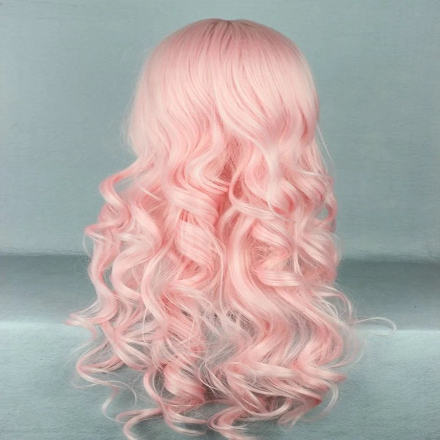 HAIRJOY синтетические волосы на молнии 70 см длинные волнистые Harajuku Лолита косплей парик 18 цветов
