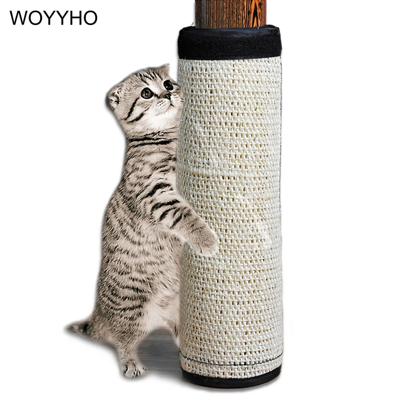 Когтеточка из Натуральной Конопли Sisal защитная для кошек игрушечная мебель