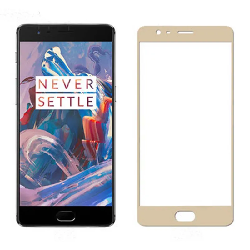 Для oneplus 3 три полное покрытие 9 9н твердость закаленное стекло экран протектор
