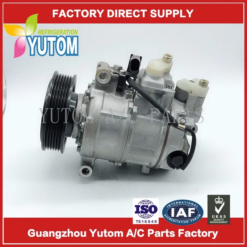 

6SEU14C Auto AC Compressor For Audi A4-1.8TFSI-2.0TFSI-2.7TDI-2.0TDI/A5-3.0 TDI/Q5-3.0 TDI 8K0260805J8 8K0260805F 447180-7723