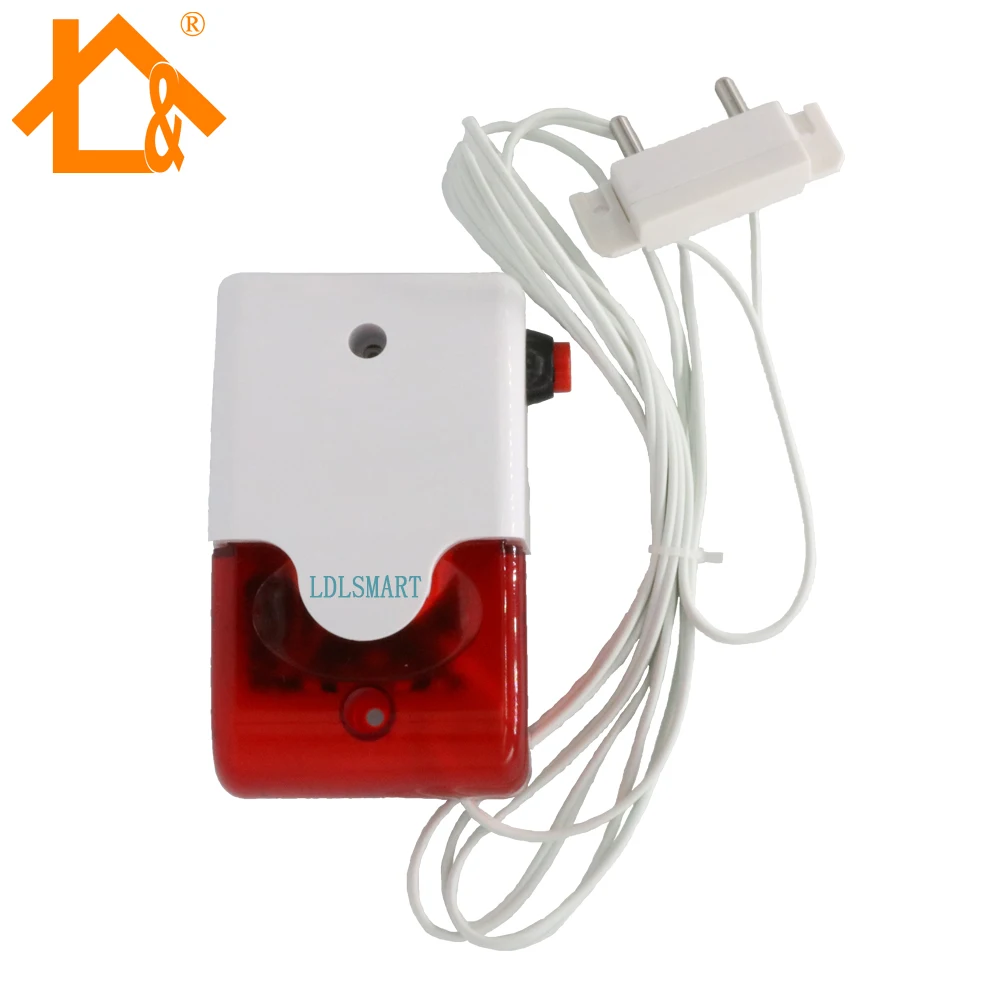 Home Security 120dB Sound and Light Water Leakage Sensor Alarm ABS Independent leak Detector | Безопасность и защита
