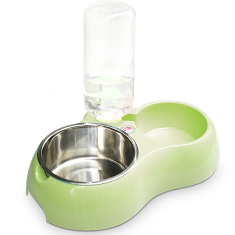 Миски для собак из нержавеющей стали Удобная общая автопоилка Gamelle Pour Chien Dog Dieters