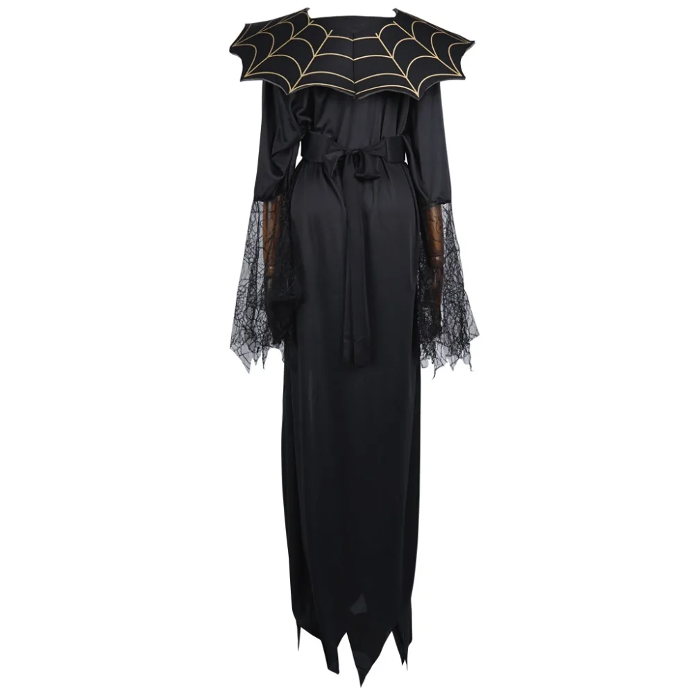Женский костюм вампира платье ведьмы Готическая темная королева для взрослых