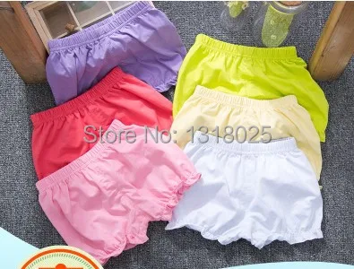 Лидер продаж летние шорты ярких цветов из 100% хлопка для маленьких девочек штаны с
